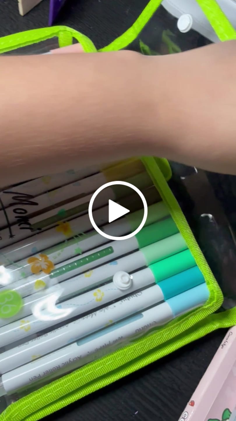 Customer video review of Ohuhu Wai Momi Acrylic Gel Pens