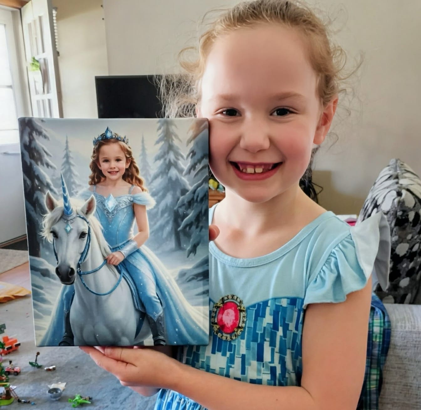 Customer photo review of A Princesa do Unicórnio de Gelo
