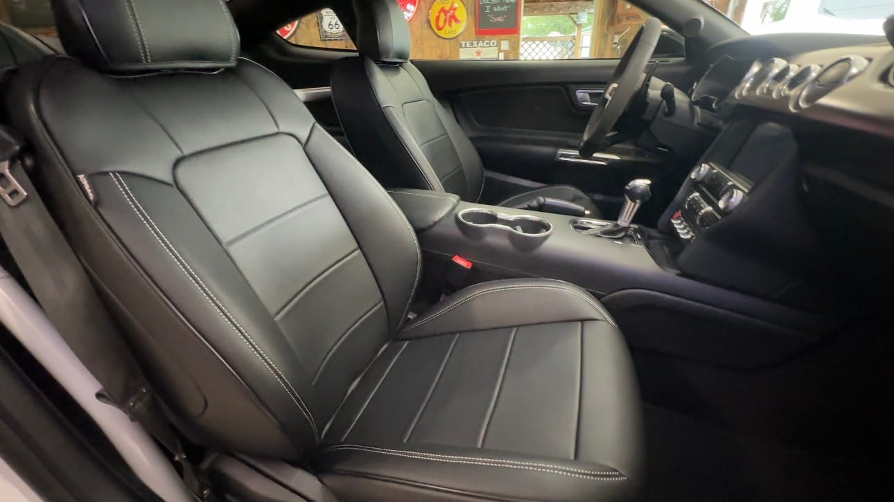 Customer photo review of 2015-23 Ford Mustang S550 Coupe Leather Seat Covers