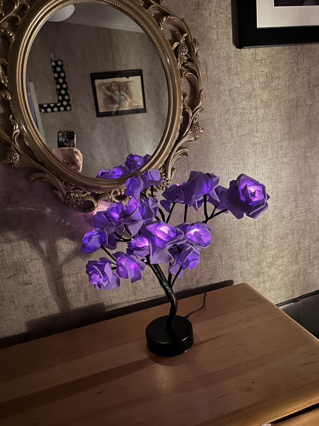 Customer photo review of RoseNest - Touch Control LED Rose Tree Lamp