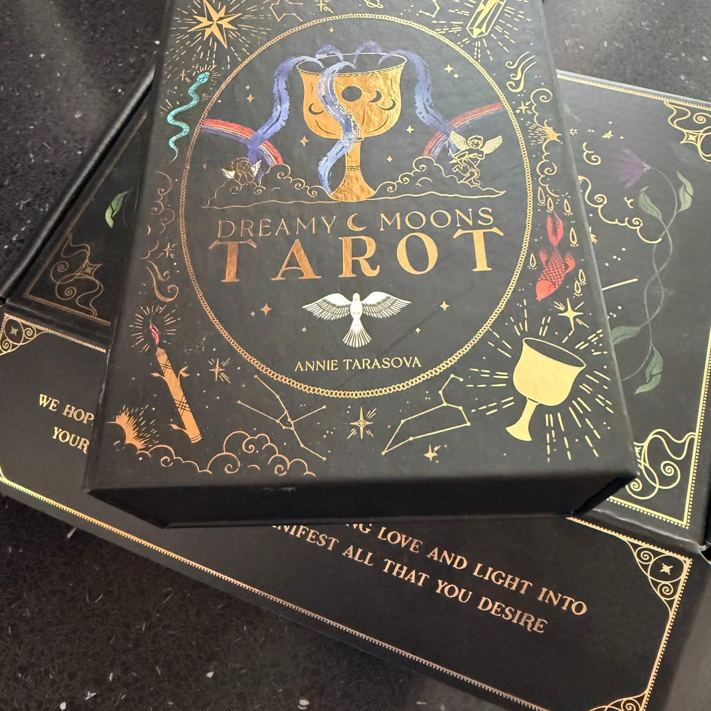 Customer photo review of Dreamy Moons Tarot