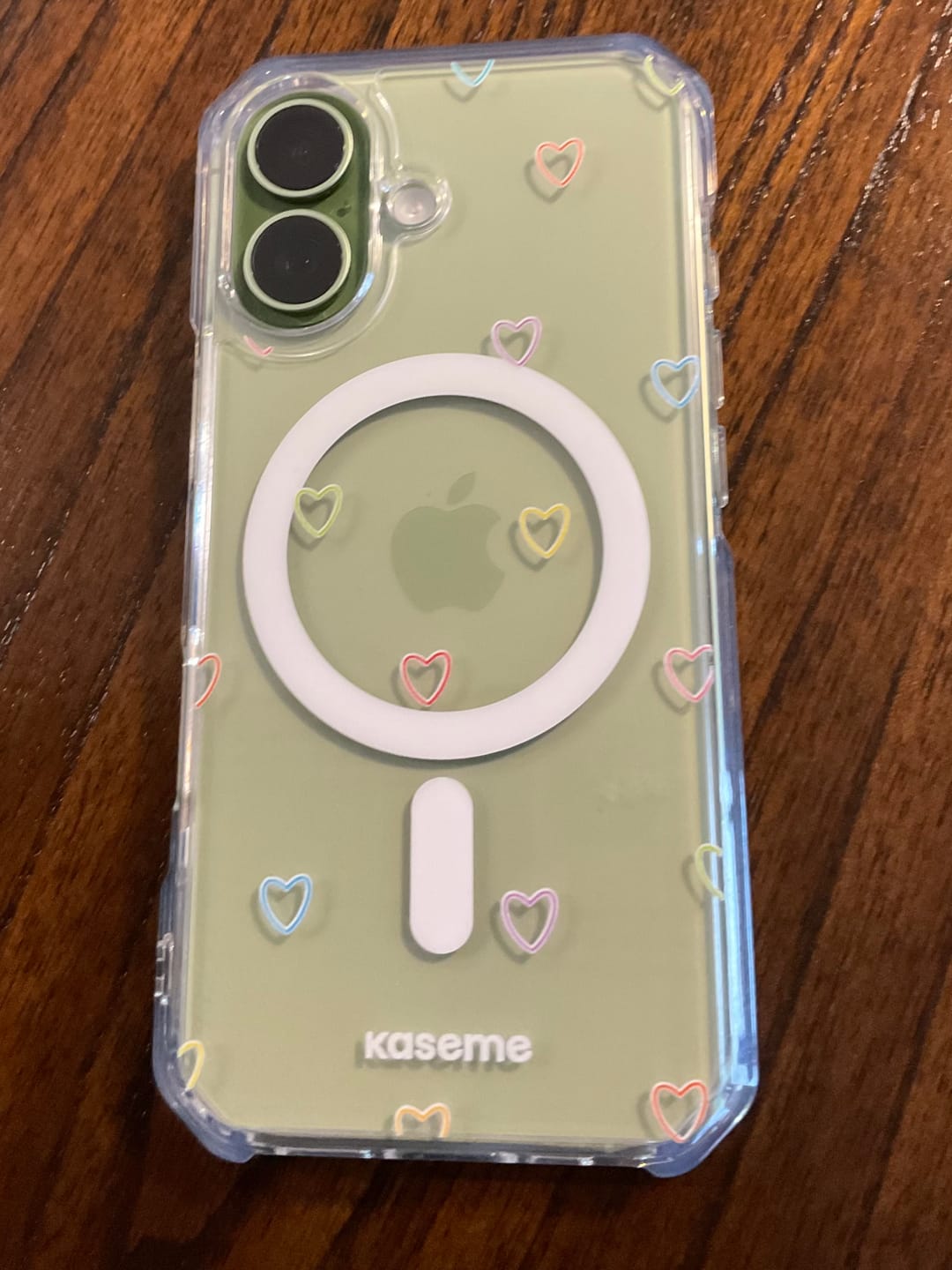 Customer photo review of Love Wins Clear Case