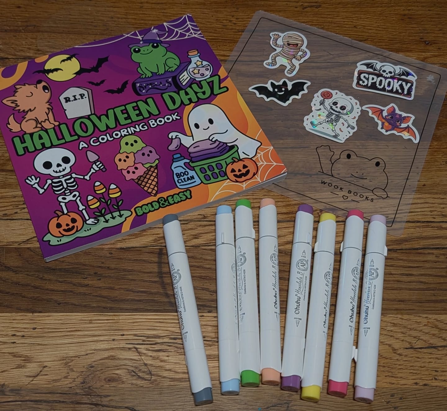 Customer photo review of Halloween Dayz – Curated Coloring Bundle