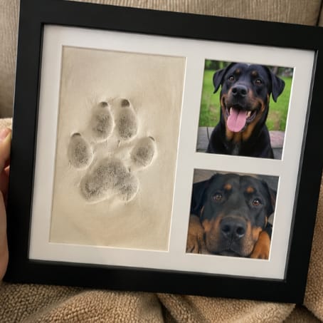 Customer photo review of Nuvli Forever Paw Keepsake