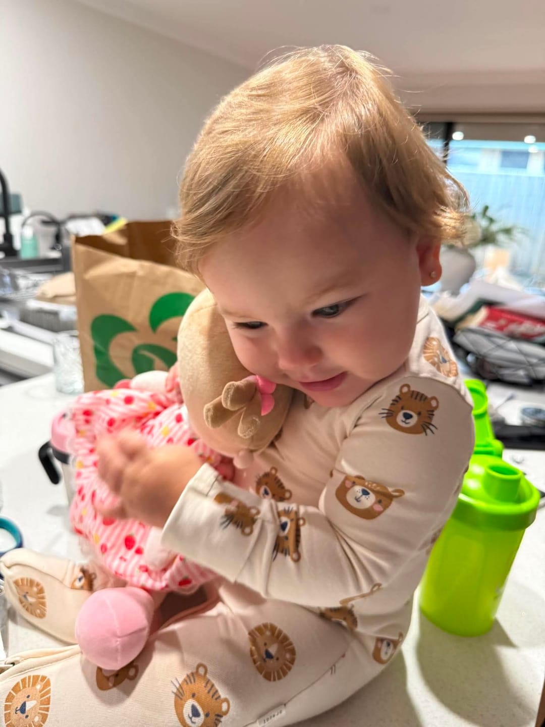 Customer photo review of Personalized Strawberry Girl - Pink