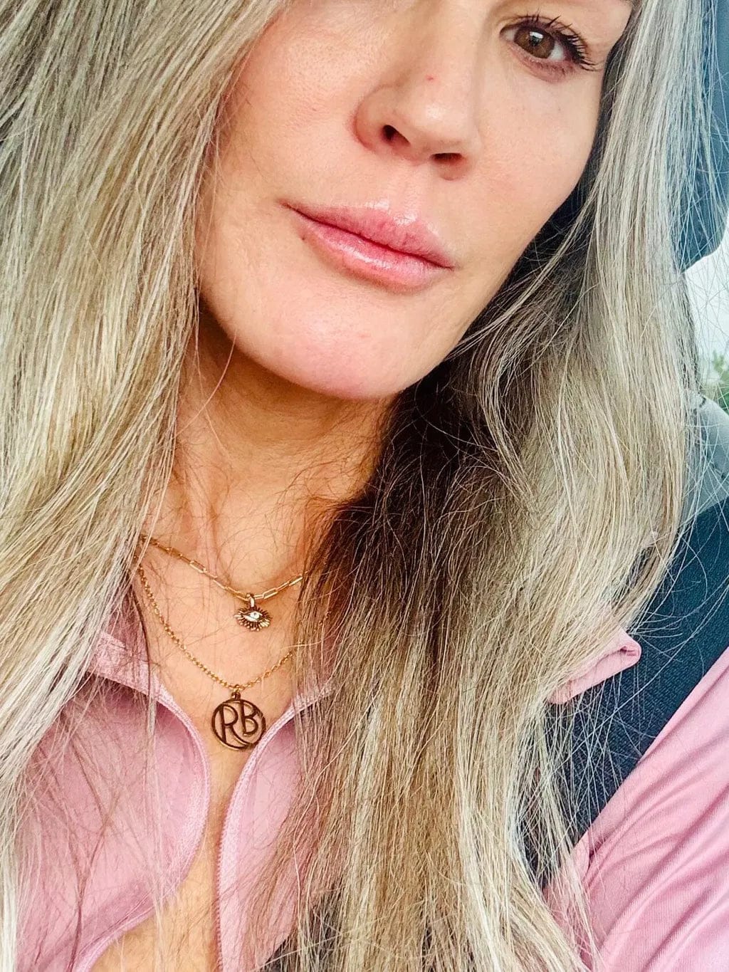 Customer photo review of Custom Monogram Necklace