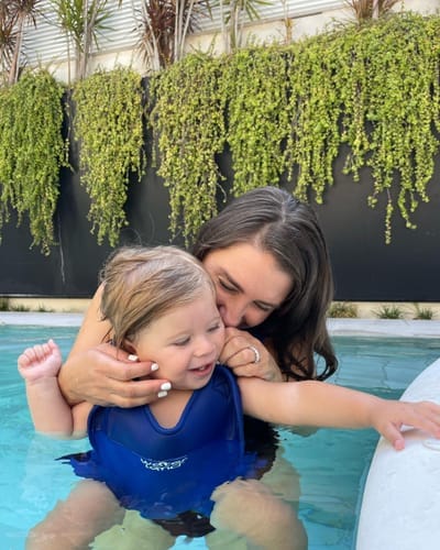 Customer photo review of WaterLand Baby Carrier