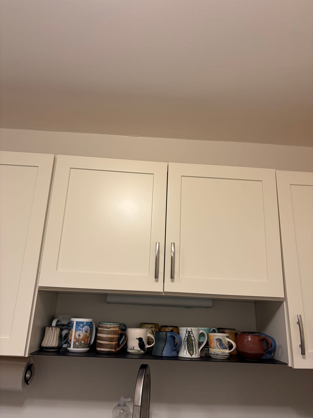 Customer photo review of Modern Metal Floating Shelf - Minimalist Wall Storage & Display