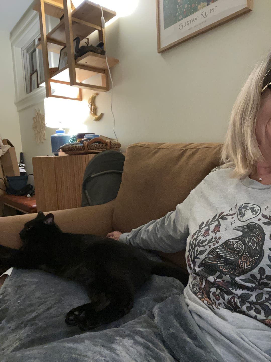 Customer photo review of Raven of the Woods Long-Sleeve Tee