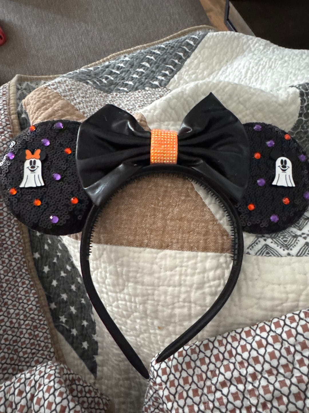 Customer photo review of Halloween Ghost Charms Ears