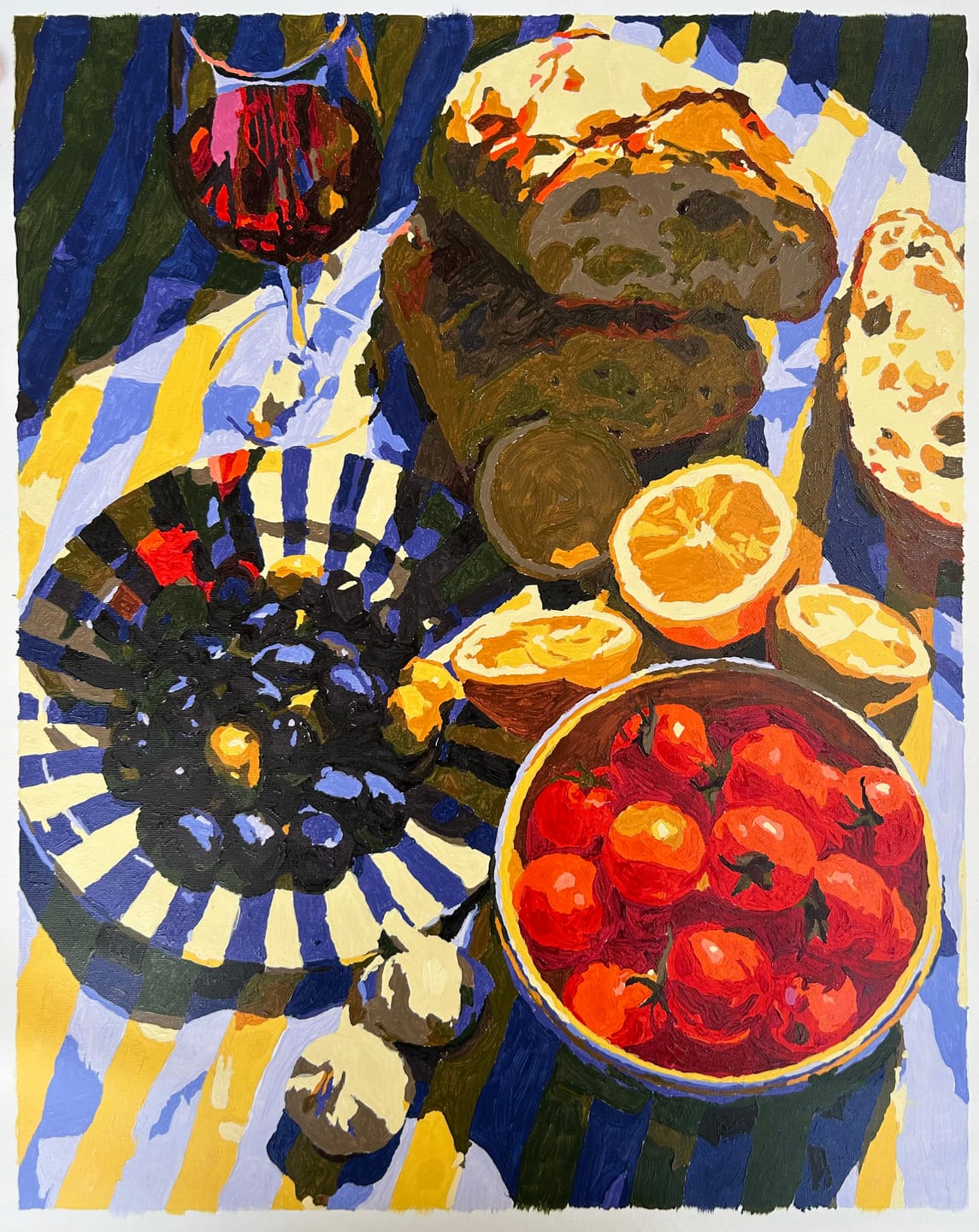Customer photo review of Mediterranean Presents | Paint by Number