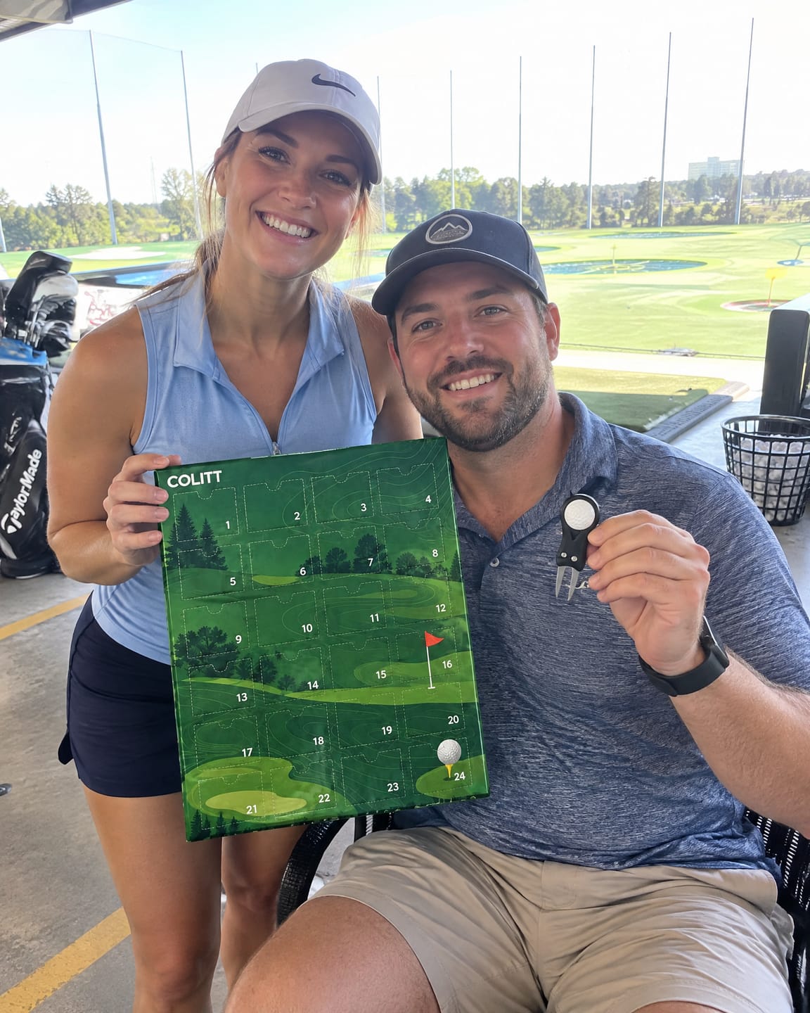 Customer photo review of Golf Advent Calendar