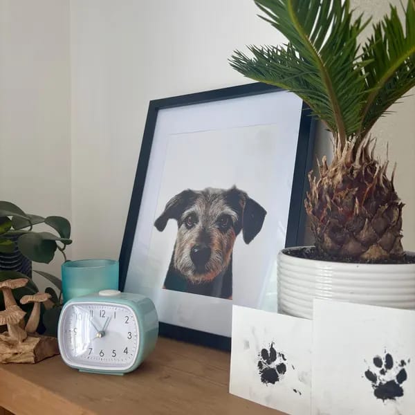 Customer photo review of Custom Pet Portrait