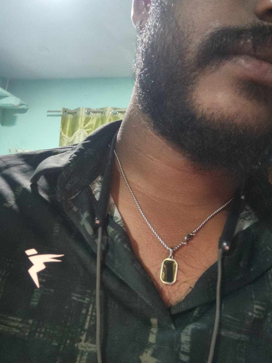 Customer photo review of Shadow Octane Necklace