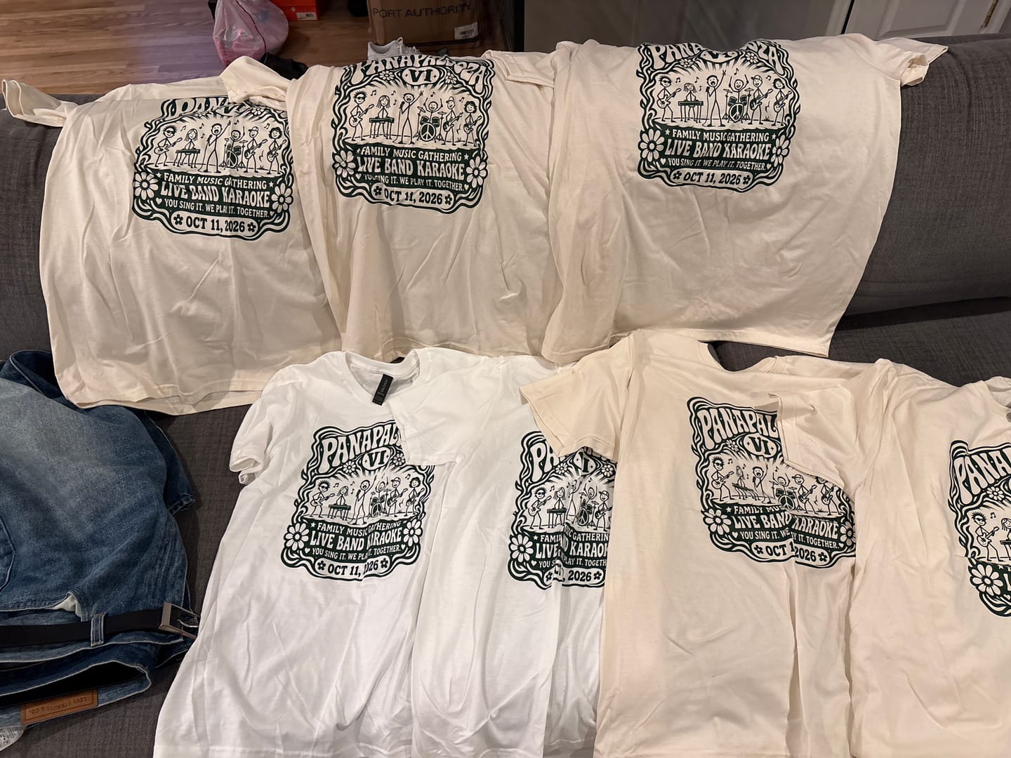 Customer photo review of (Pack of 36) Gildan 64000 Softstyle® T-Shirt - Custom Screen Printed Logo Included