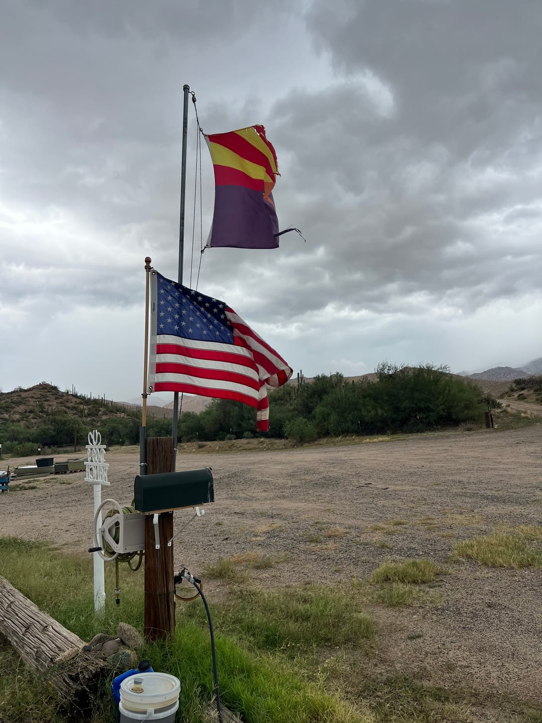 Customer photo review of 6' Flagpole