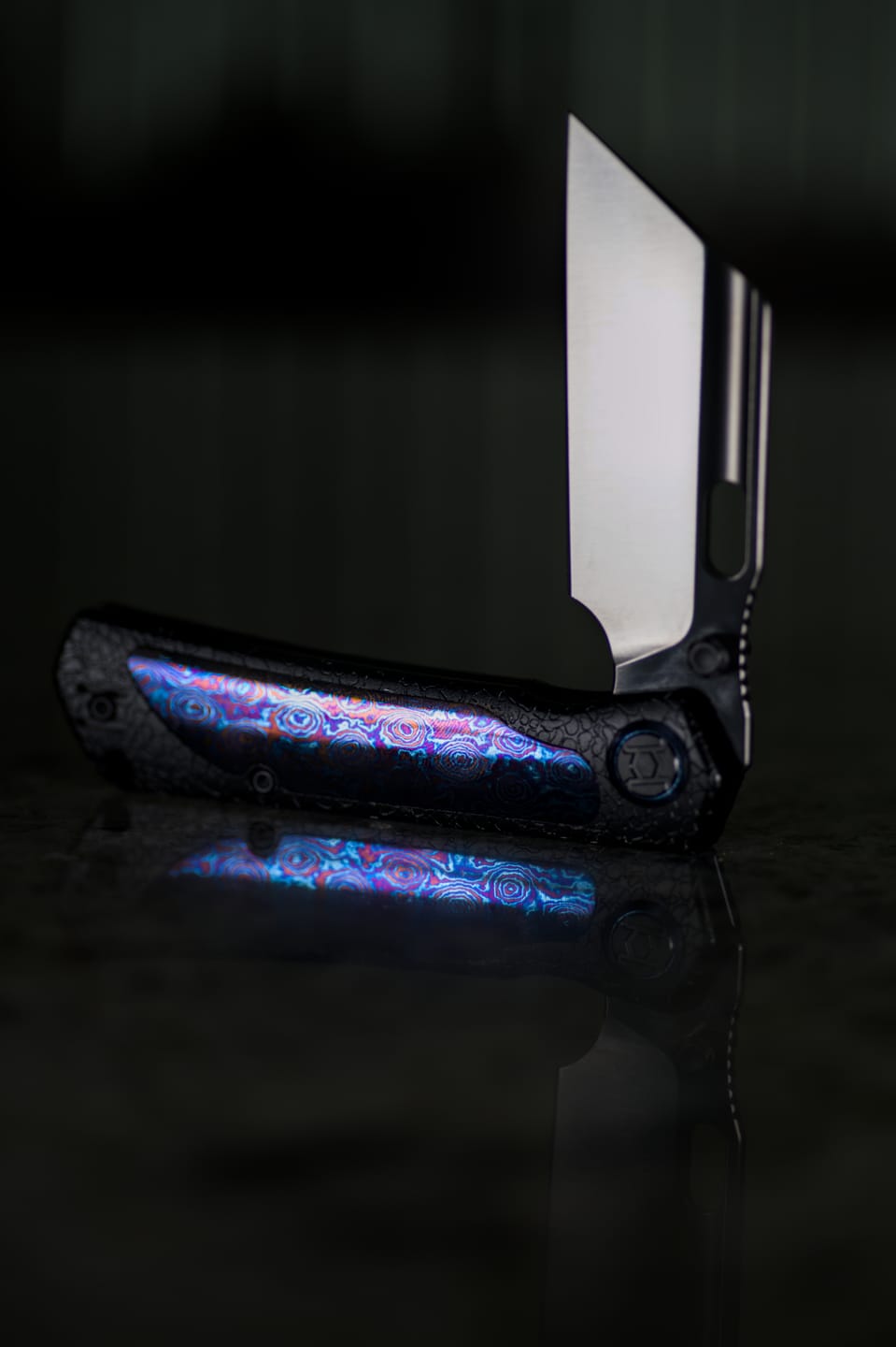 Customer photo review of Kunwu Cochise Titanium Frame Lock Pocket Knife Vancron 3.5"
