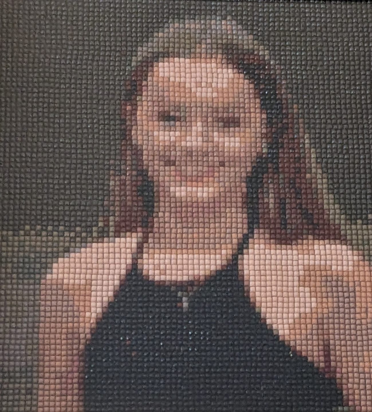 Customer photo review of Eigen Foto Diamond Painting