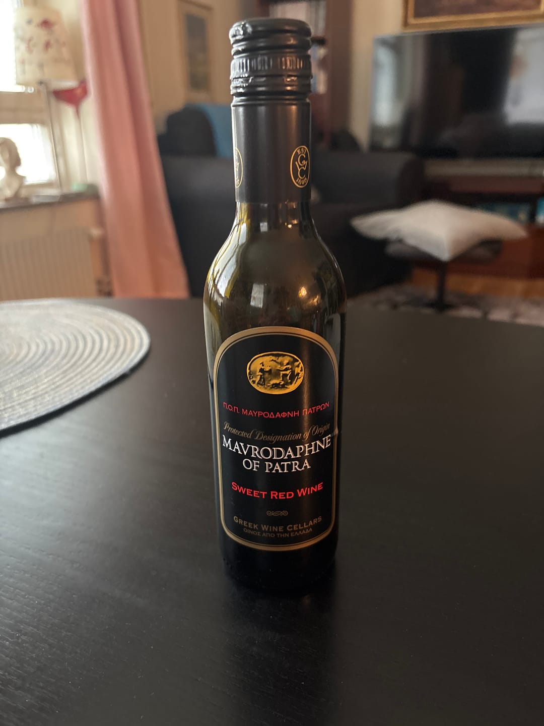Customer photo review of Sweet red Mavrodaphne - 375ml