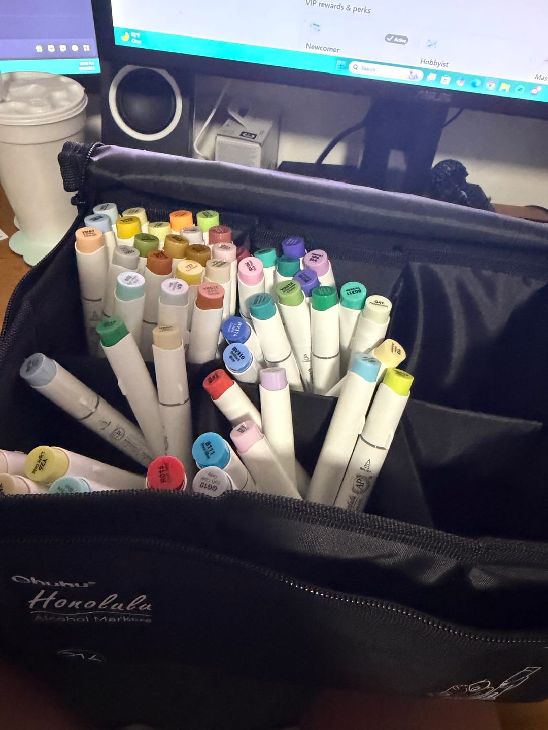 Customer photo review of Ohuhu Marker Bag for Oahu and Honolulu Series