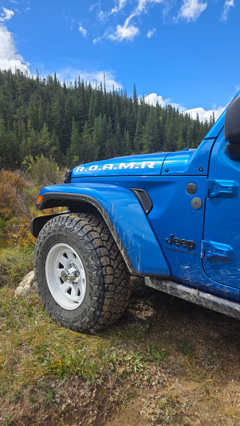 Customer photo review of Custom Hood Lettering | Set of 2