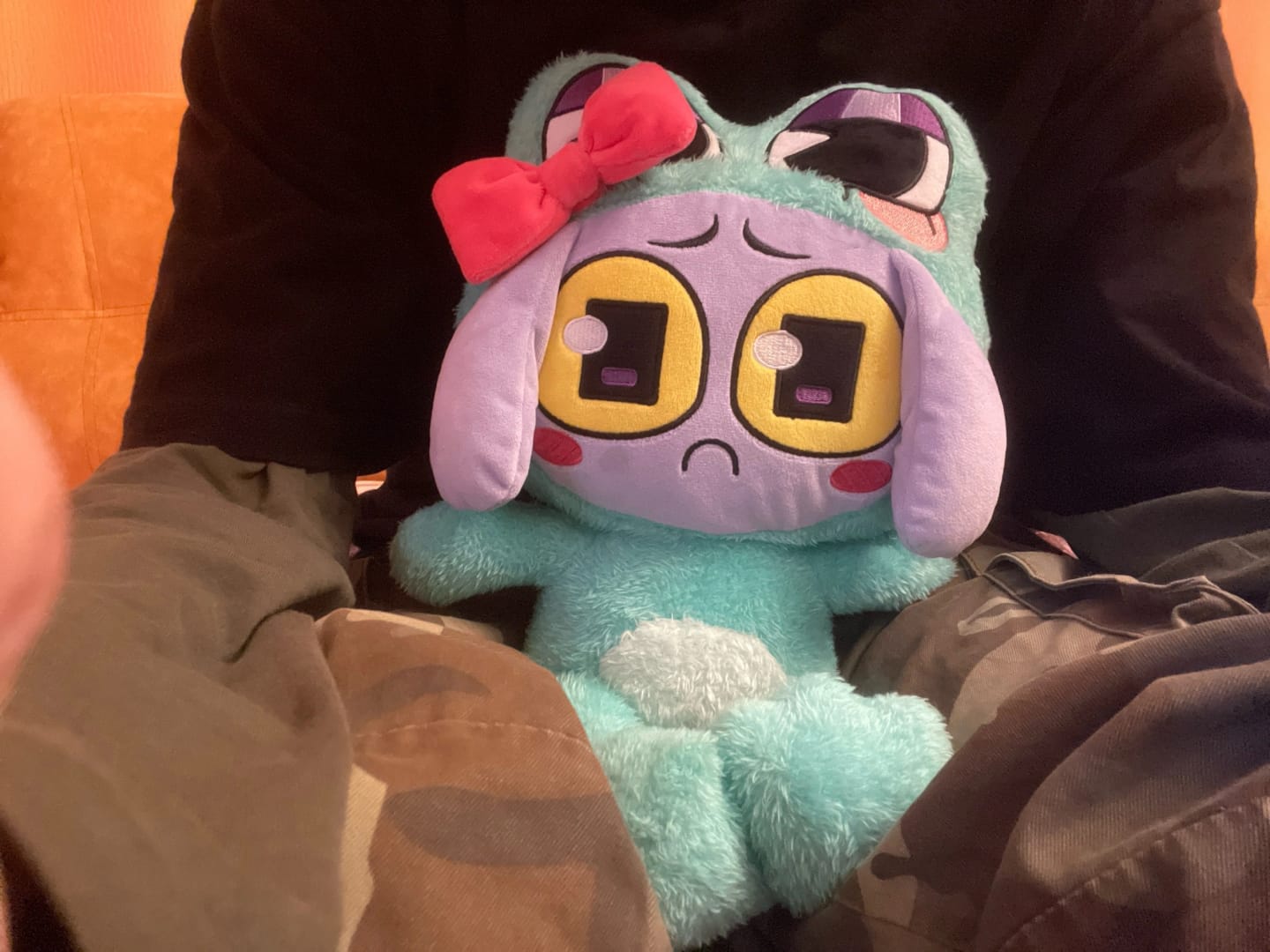 Customer photo review of Ribbit-Suit Jax Plush