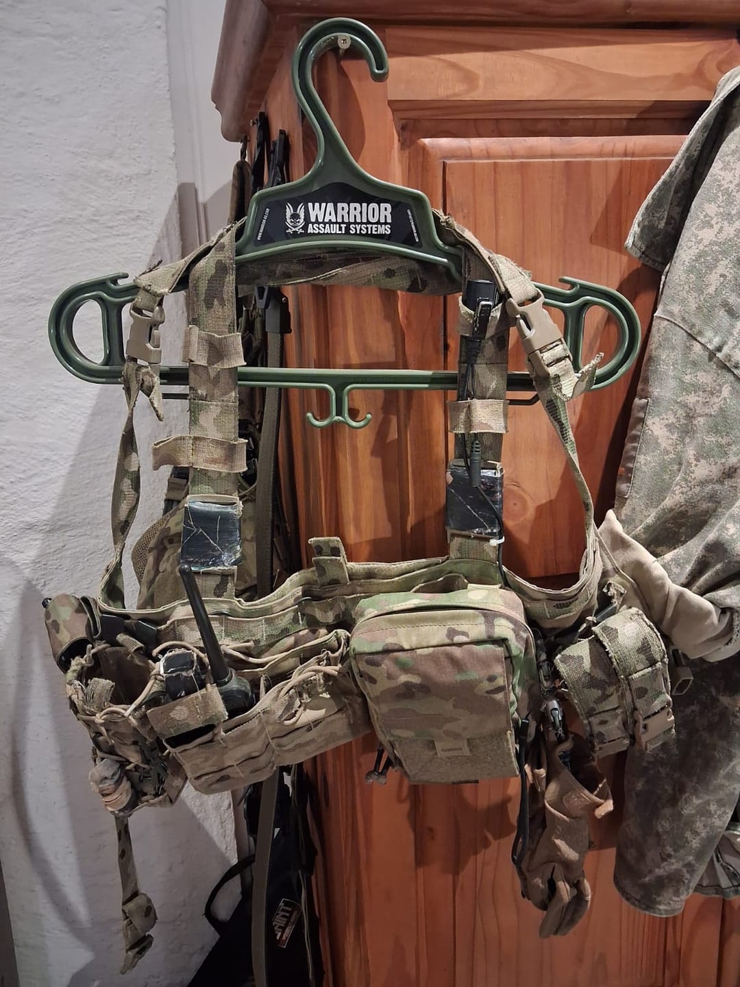 Customer photo review of Warrior Assault TacHook Tactical Hangar | OD Green