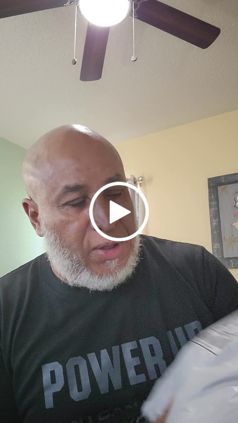 Customer video review of Mock Neck T-Shirt