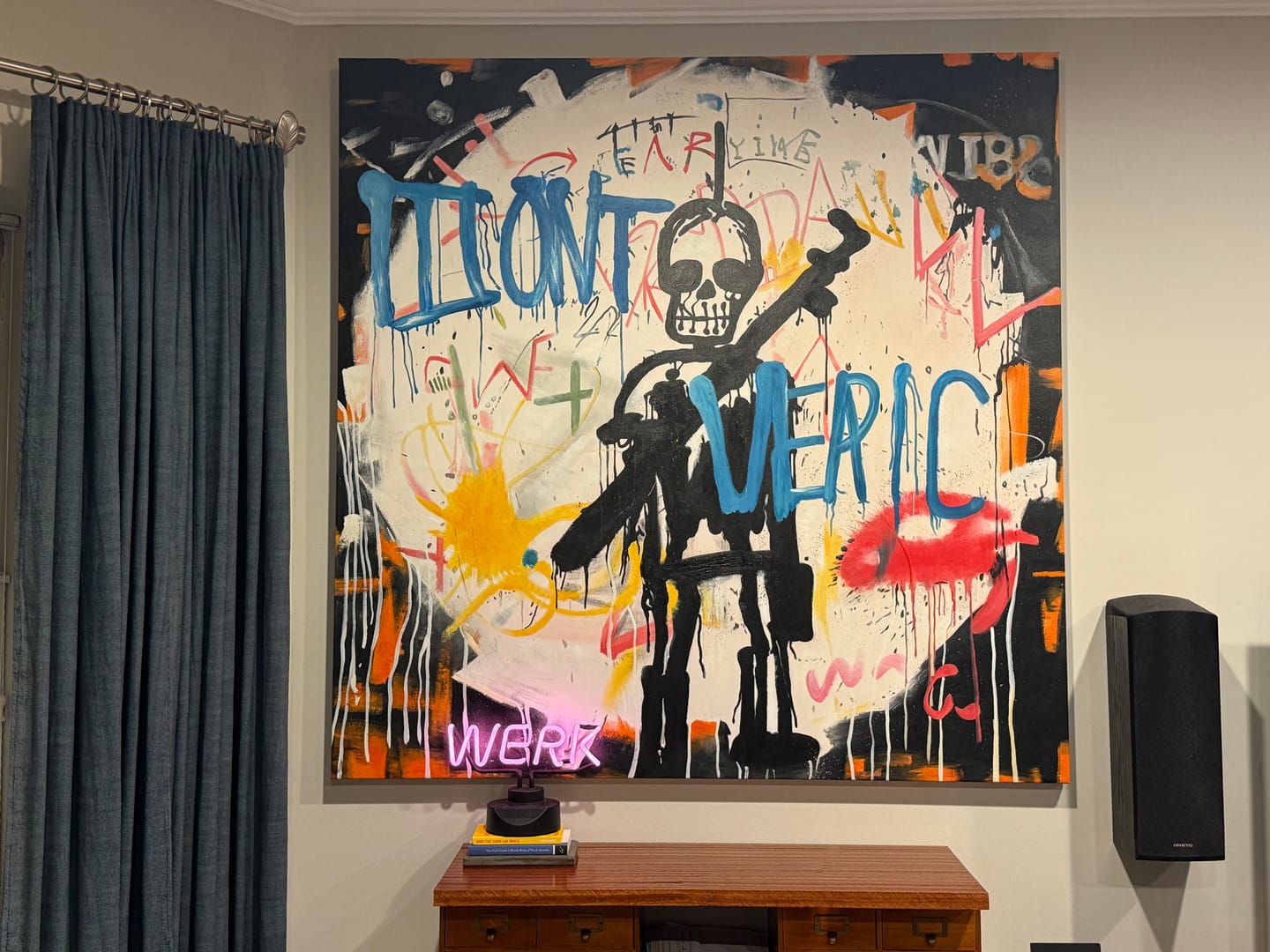 Customer photo review of Abstract Graffiti Art #GA008