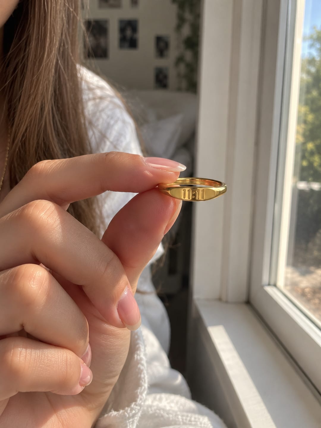 Customer photo review of 11:11 Gold Ring