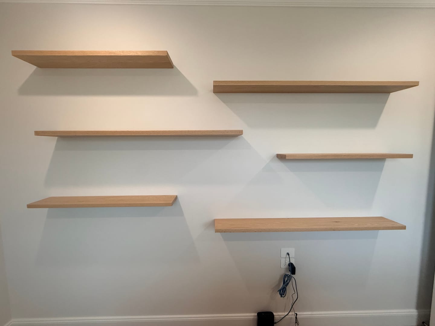 Customer photo review of Timber Floating Shelf