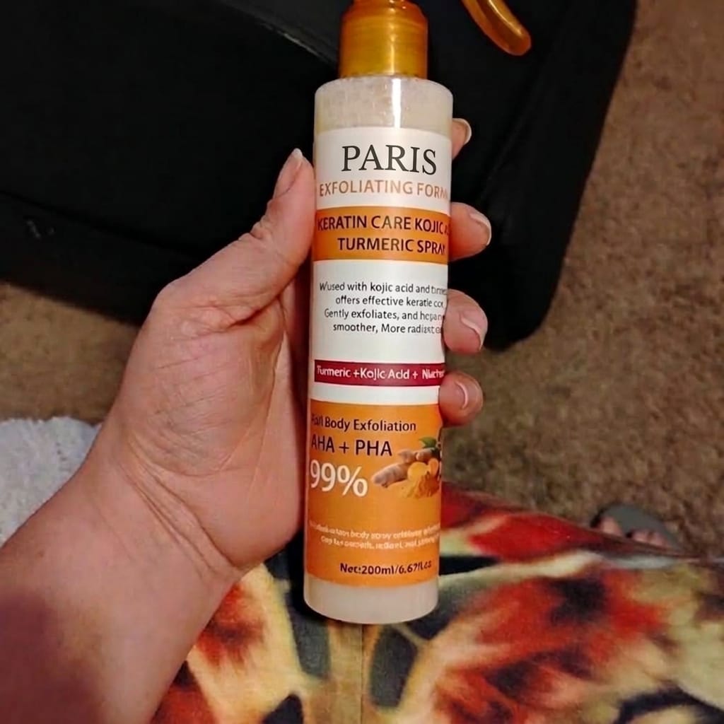 Customer photo review of Spray exfoliante corporal - Kójico + Cúrcuma