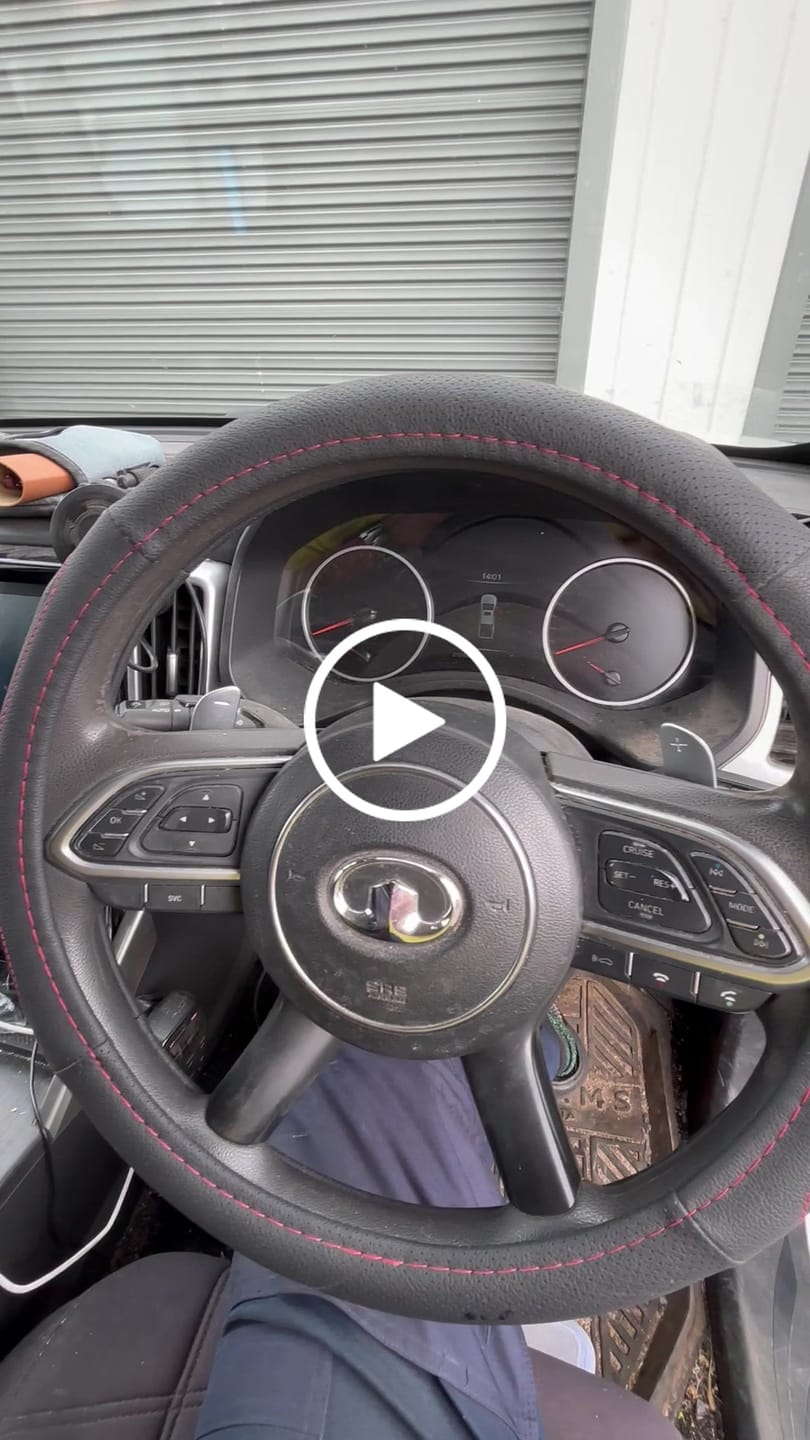Customer video review of Steering Wheel Cover | 38CM