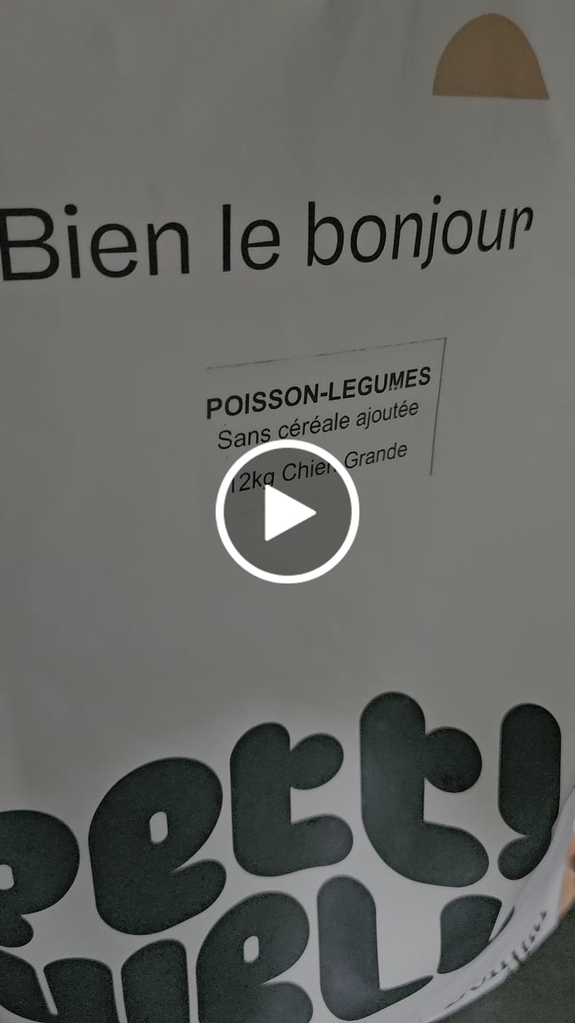 Customer video review of Croquettes chien sans céréales saumon & thon toutes tailles