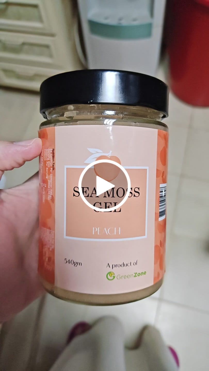 Customer video review of Sea Moss Gel with Peach (540gm)