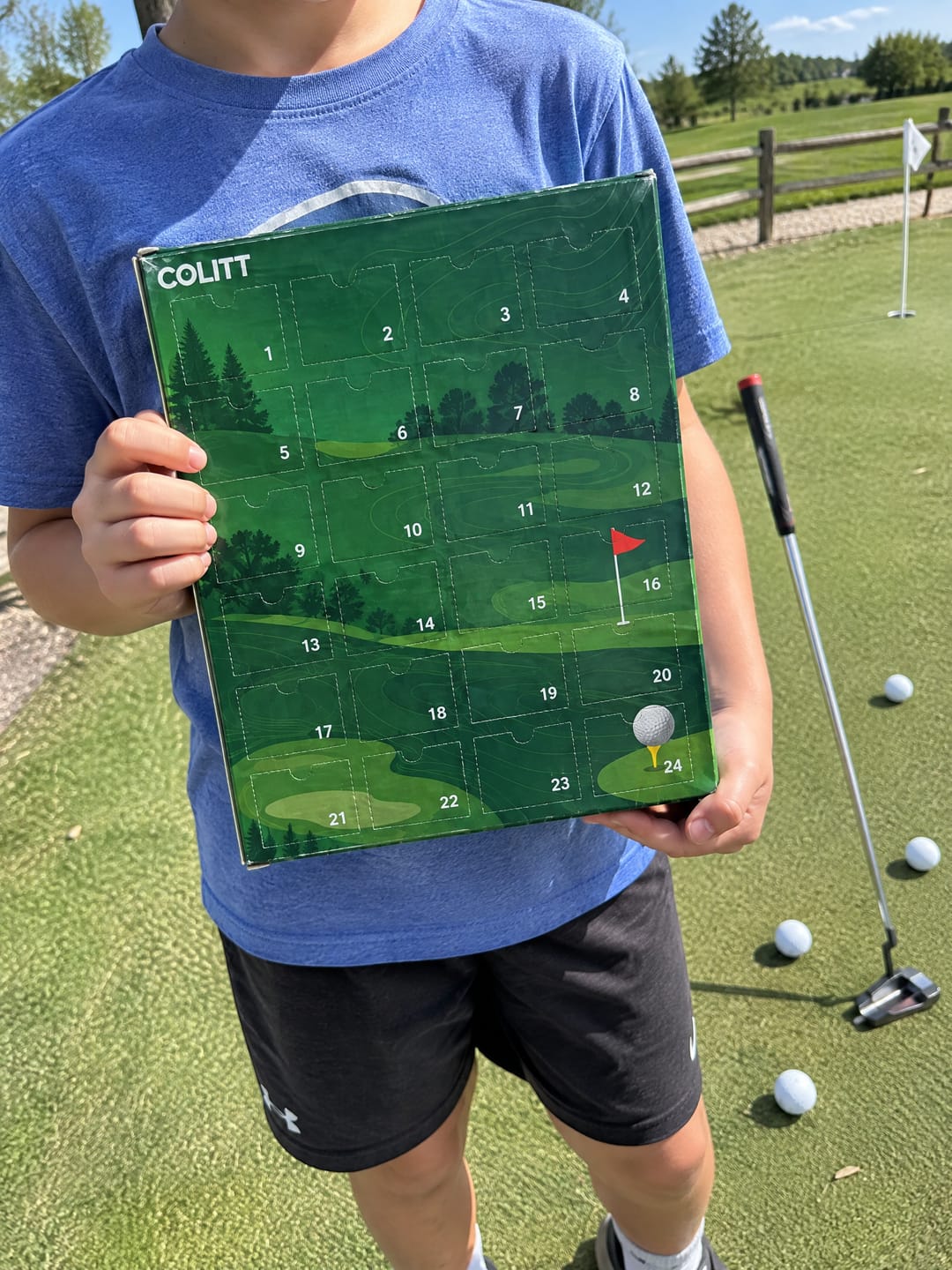 Customer photo review of Golf Advent Calendar