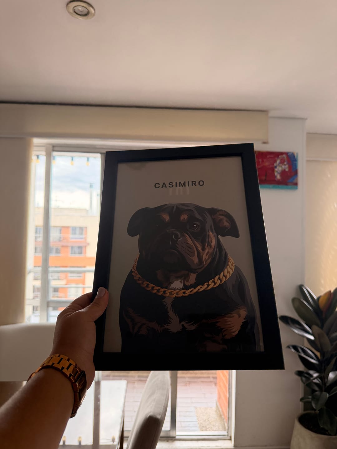 Customer photo review of Retrato Personalizado