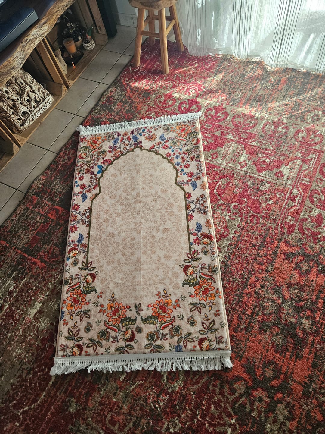 Customer photo review of Barakah Padded Prayer Mat