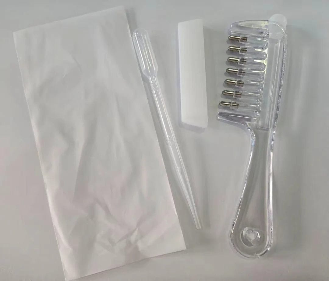 Customer photo review of VEYRA™ Hair Oil Applicator Comb with Scalp Massager