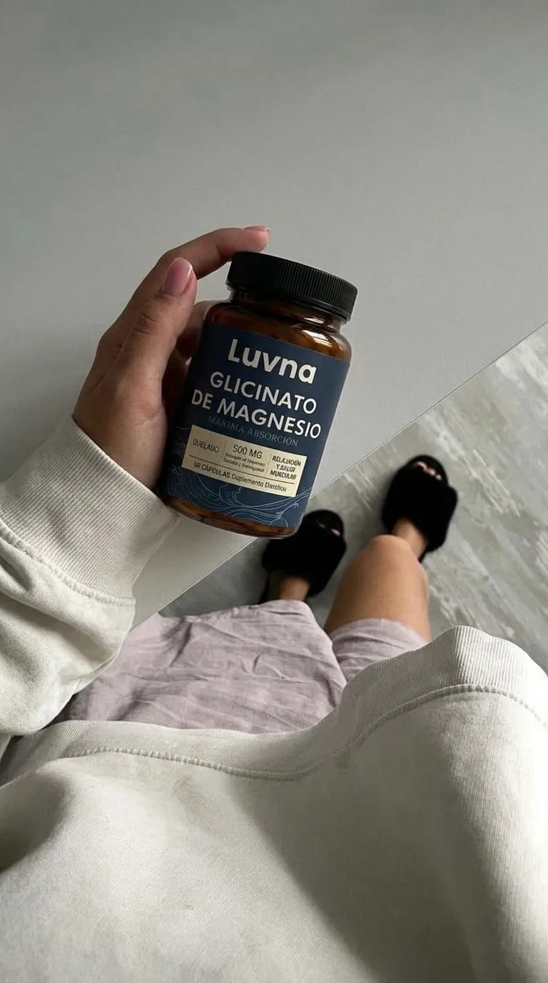 Customer photo review of Luvna™ Modo Avión | Glicinato de Magnesio