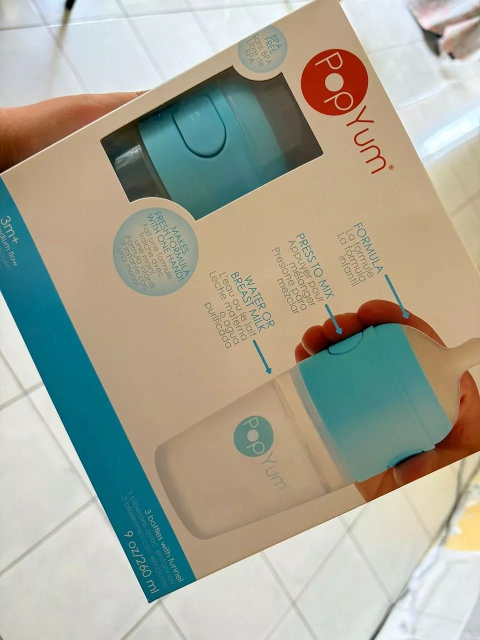 Customer photo review of PopYum Baby Bottle - 3pcs 9oz Bottle