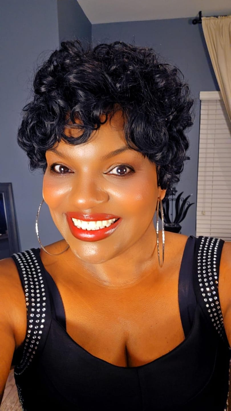 Customer photo review of Pixie Cut Wig | 100% Human Hair | Glueless & Beginner Friendly | Ready to Wear