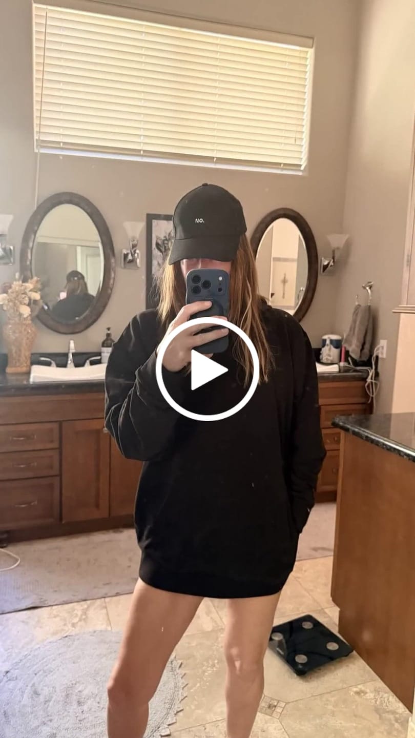 Customer video review of 'BAD CHOICES' PAINTED SWEATSHIRT