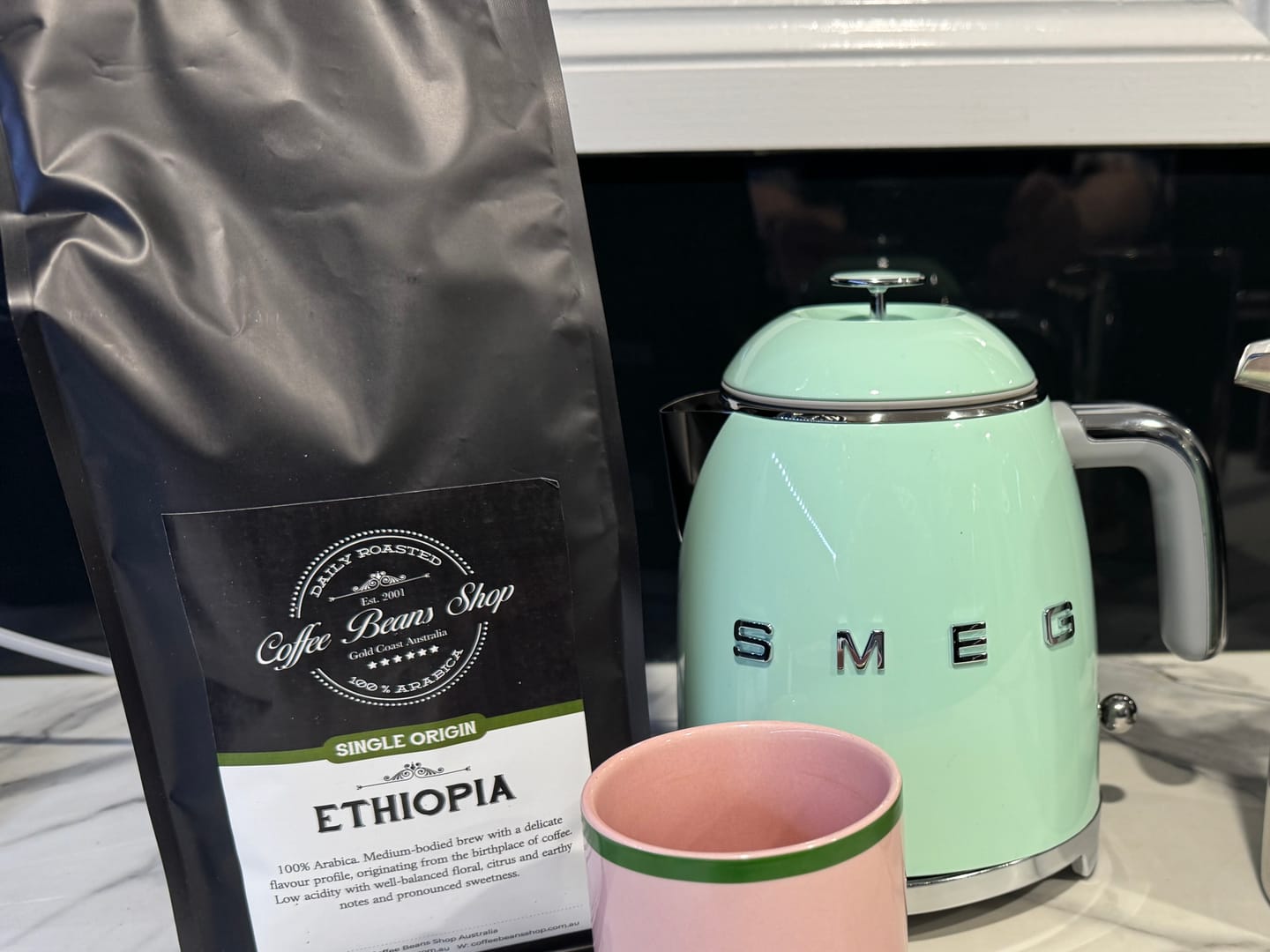 Customer photo review of Ethiopia Coffee Beans