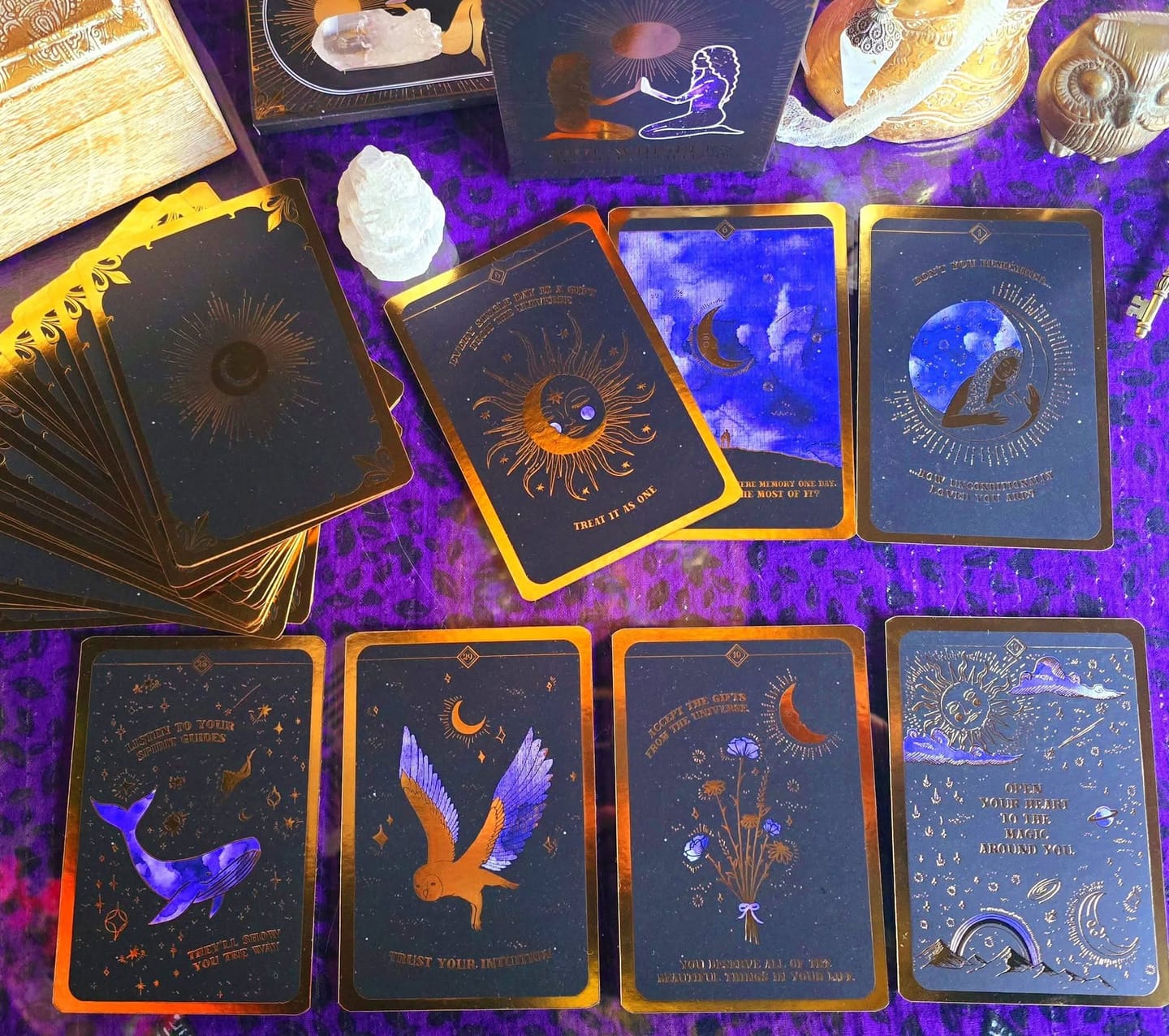 Customer photo review of Soul Whispers Card Deck