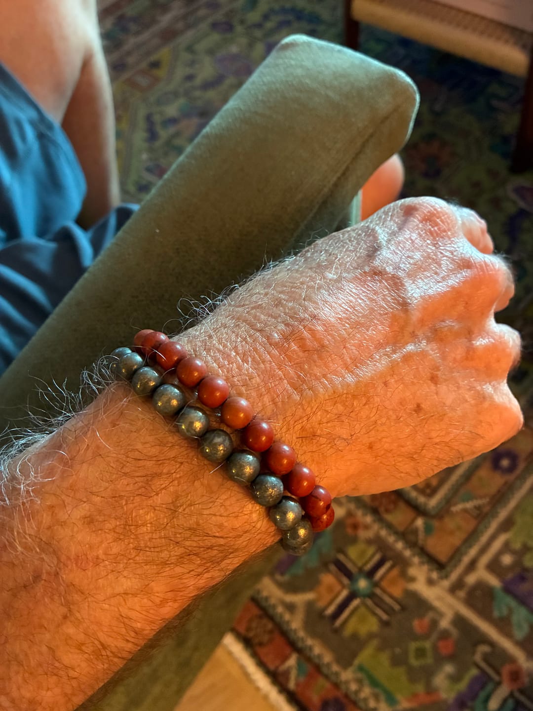 Customer photo review of Red Jasper Bracelet