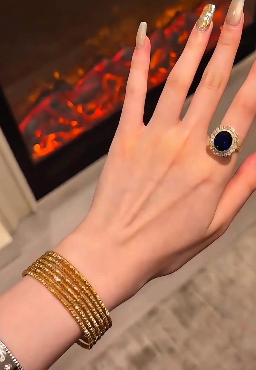 Customer photo review of Ruthanne Bracelet Set | 24k Gold Plated