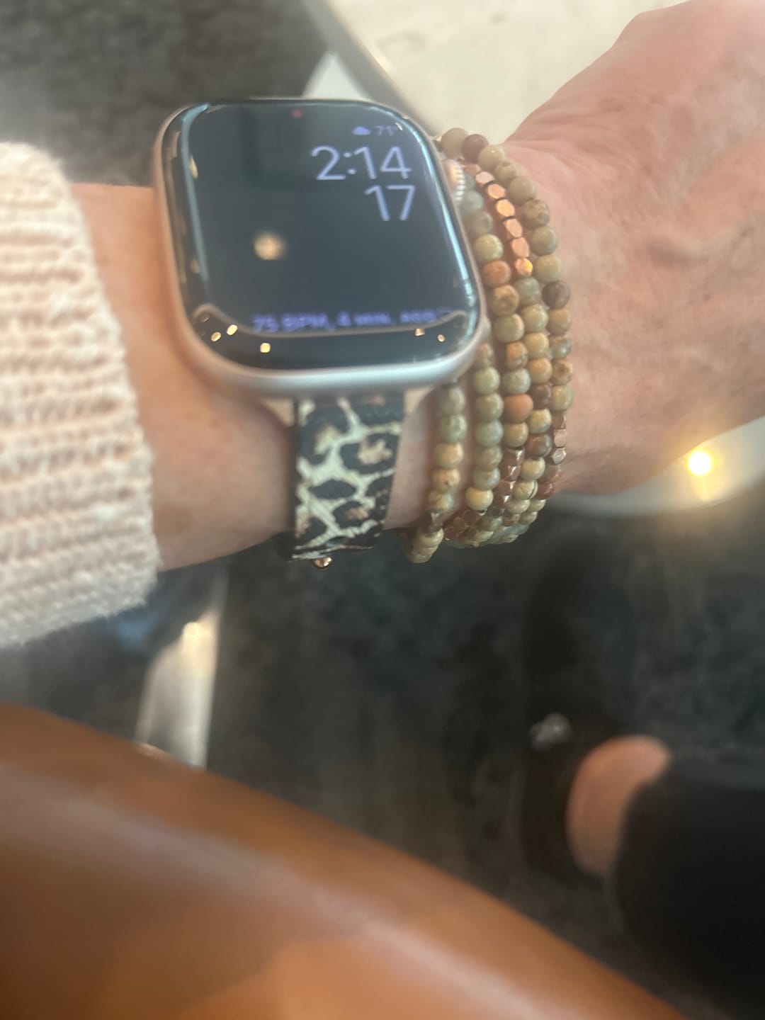 Customer photo review of Leo Vegan Leather Strap
