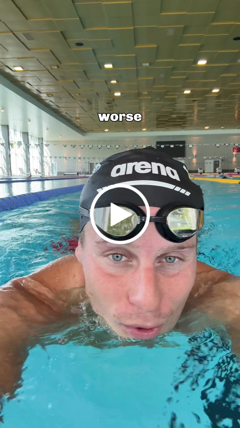 Customer video review of NanoClear™ Strike Swim Goggles Tinted Mirror - (Black)