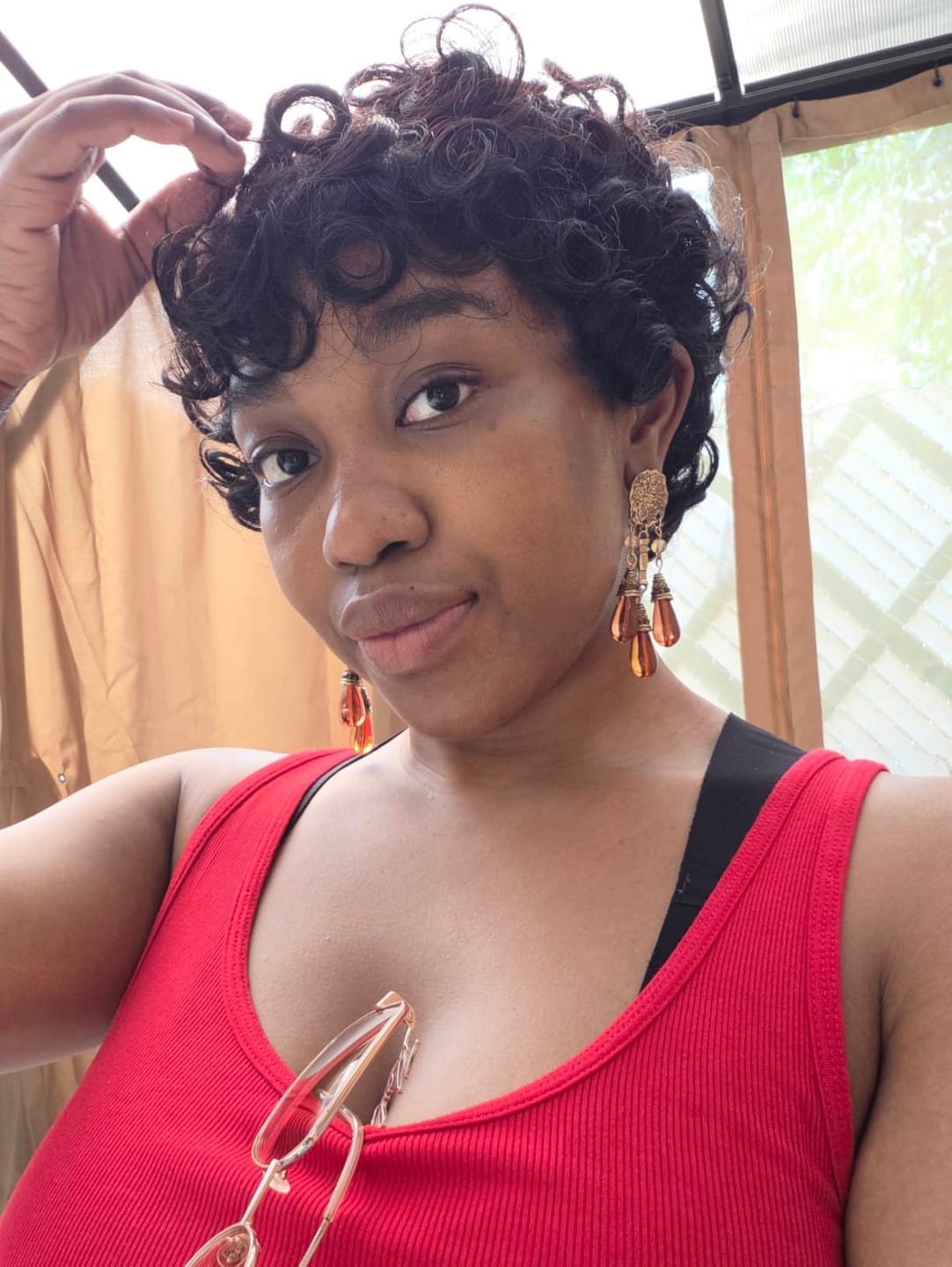 Customer photo review of Pixie Cut Wig | 100% Human Hair | Glueless & Beginner Friendly | Ready to Wear